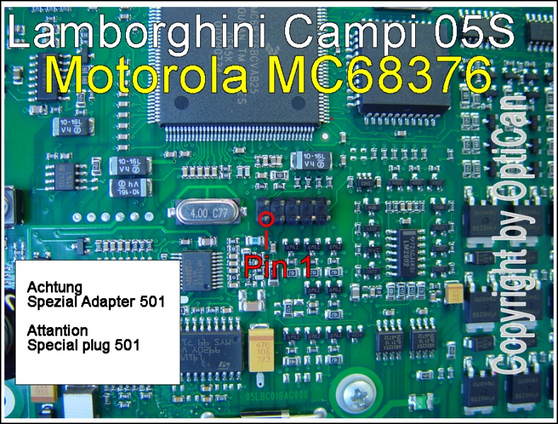 EFI CAMPI 0xS (Lamborghini) pinout diagram 3